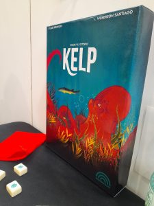 Spieleschachtel des 2-Personen-spiels Kelp