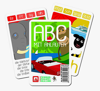 ABC mit Anlauten von Nürnberger Spielkartenverlag