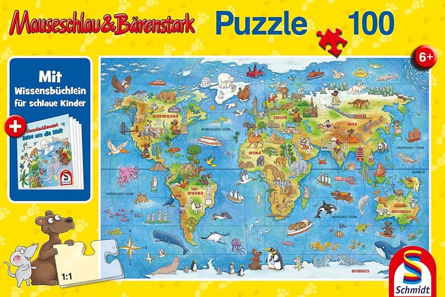 Mauseschlau & Bärenstark als Puzzle - Foto von Schmidt Spiele
