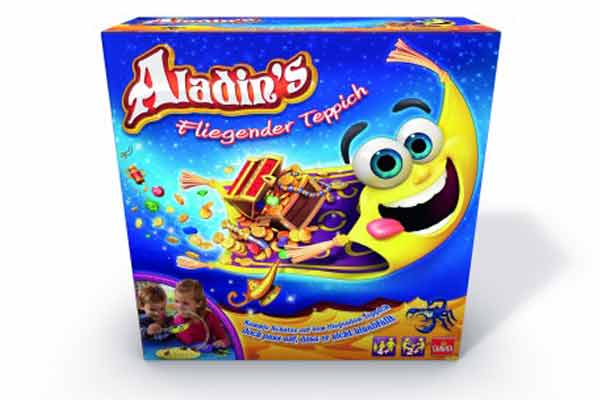 Aladin's fliegender Teppich - Spieleschachtel - Foto von Goliath Toys