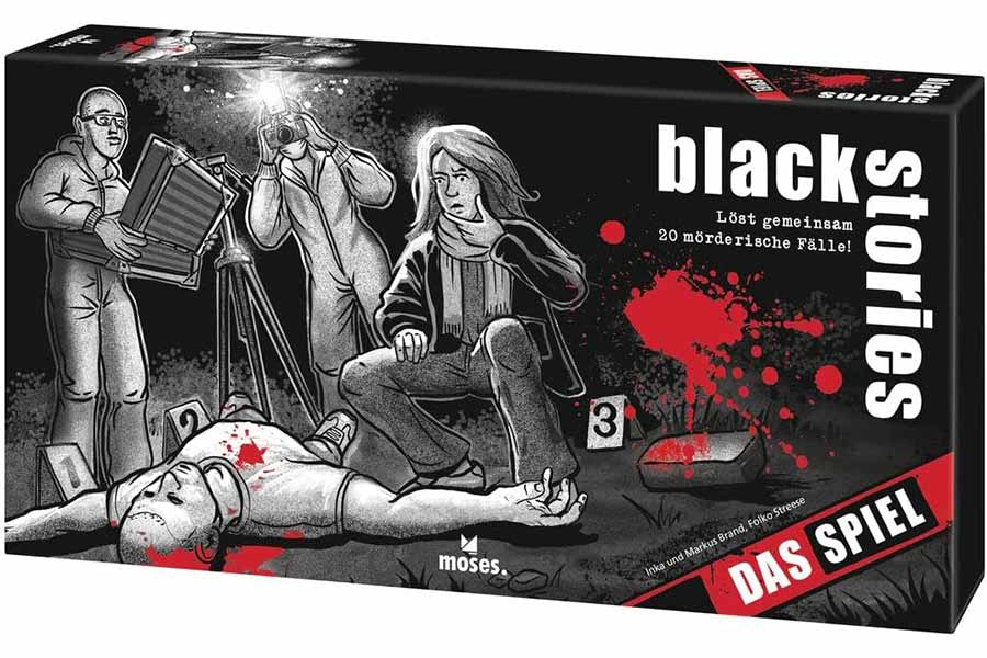 Black Stories - Das Spiel - Schachtel - Foto von moses.Verlag