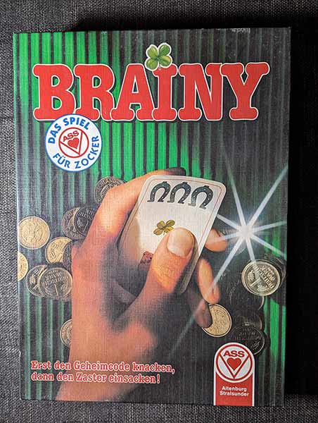 Brainy - Schachtel von vorn - Foto von Riemi