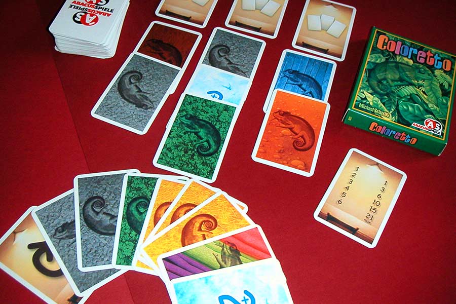 Coloretto - Kartenspiel - Foto von Reich der Spiele