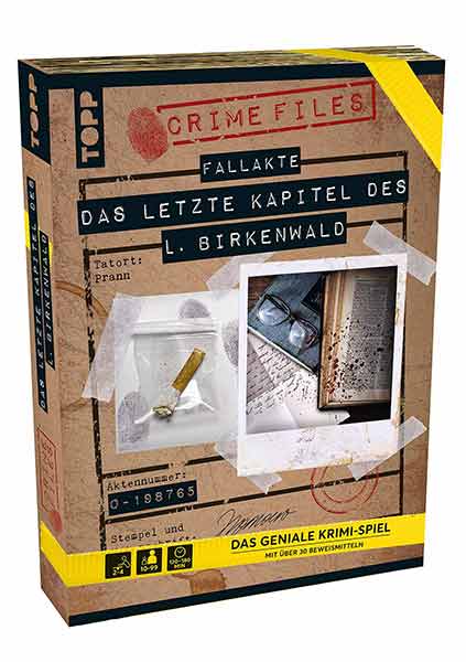 Crime Files Fallakte: Das letzte Kapitel des L. Birkenwald - Schachtel - Foto von frechverlag