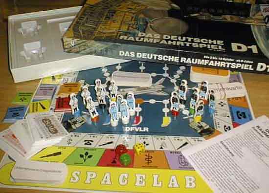 Spielmaterial Das deutsche Raumfahrtspiel - D1 - Foto von Roland G. Hülsmann