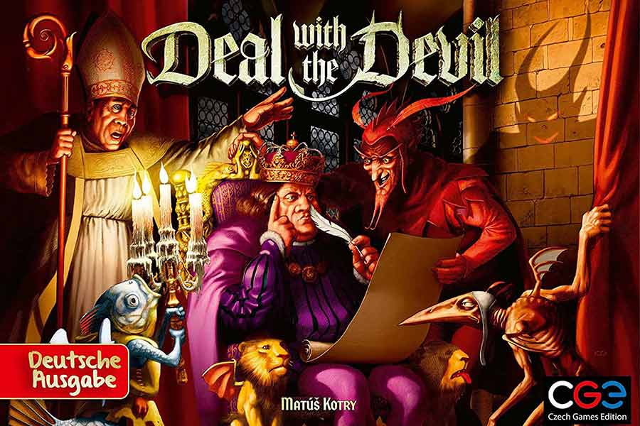 Dealing with the Devil - Box Illustration - Image from Czech Games / Heidelbar