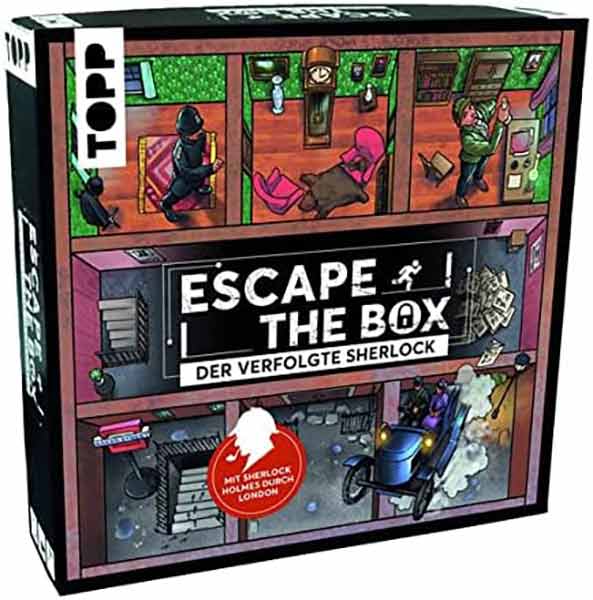 Escape the Box: Der verfolgte Sherlock - Schachtel - Foto von frechverlag