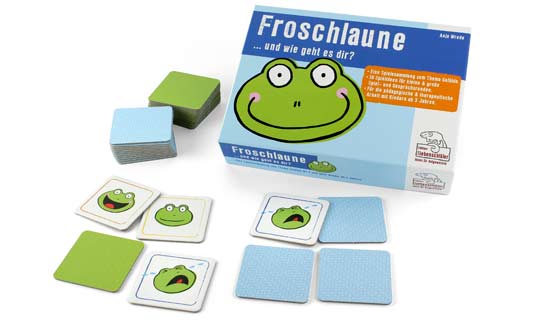Kinderspiel Froschlaune - Foto von Edition Siebenschläfer
