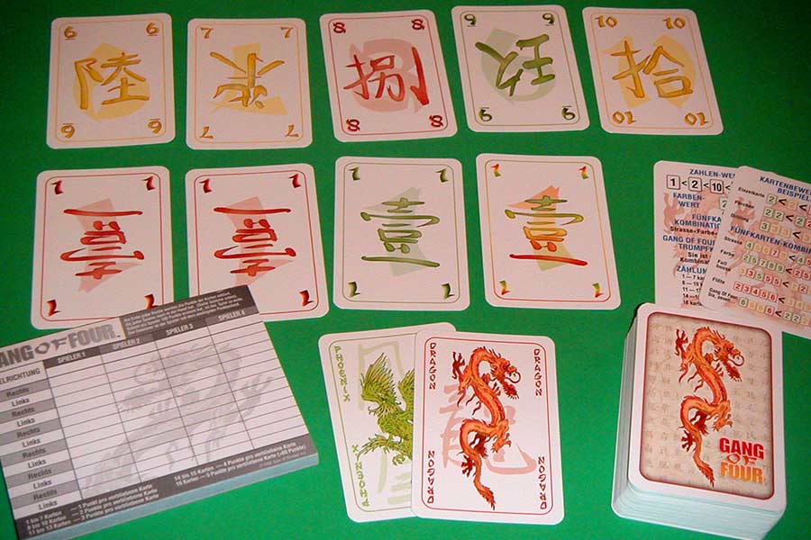Gang Of Four - Kartenspiel - Foto von Reich der Spiele