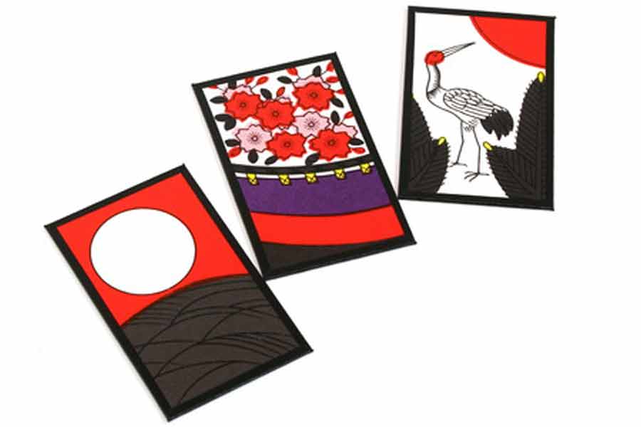 Kartenspiel Hanafuda - japanische Kartenmotive - Foto von Clipdealer