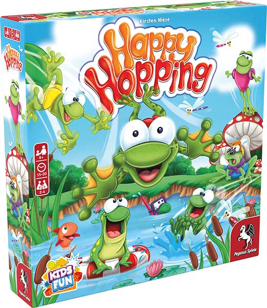 Kinderspiel Happy Hopping - Schachtel - Foto von Pegasus Spiele
