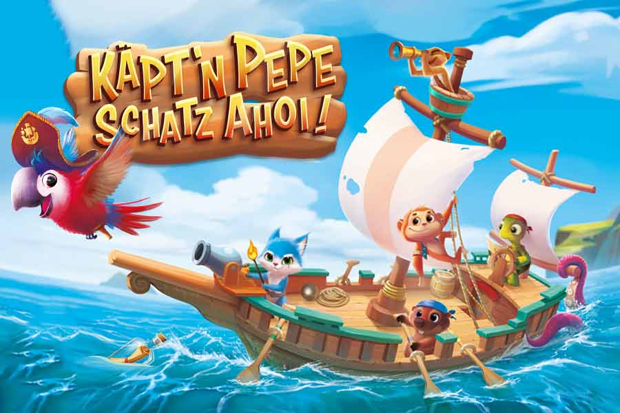 Käpt'n Pepe - Schatz ahoi - Titelbild des Kinderspiels - Foto von Haba