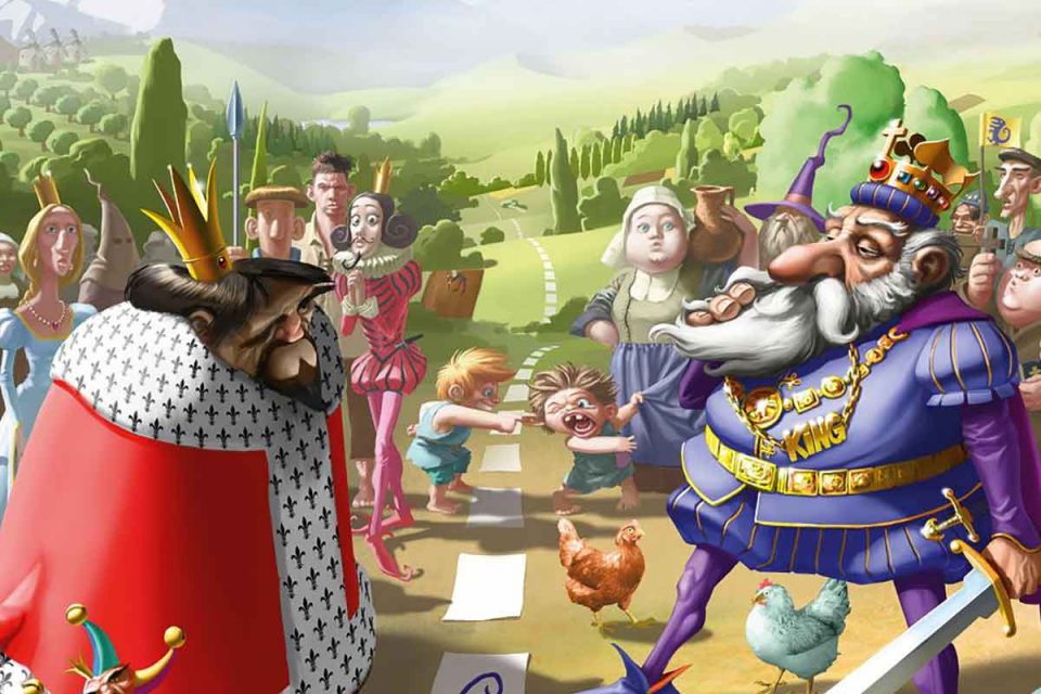 Familienspiel King Of The Valley - Ausschnitt vom Cover - Foto von The Game Master