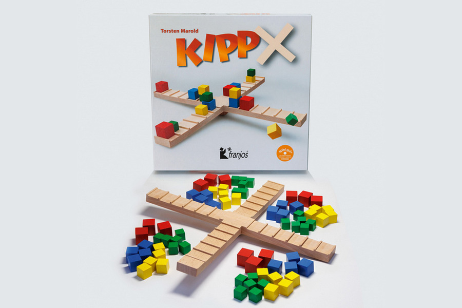 Wippenspiel Kipp X - Material und Schachtel - Foto von Franjos