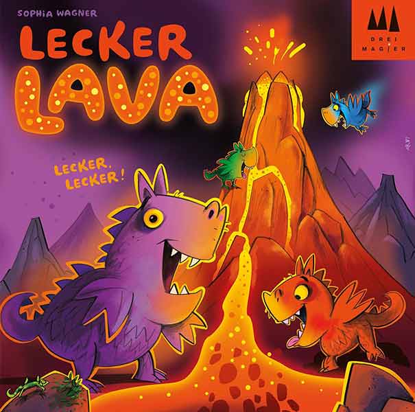 Lecker Lava - Schachtel des Kinderspiels - Foto von Drei Magier Spiele