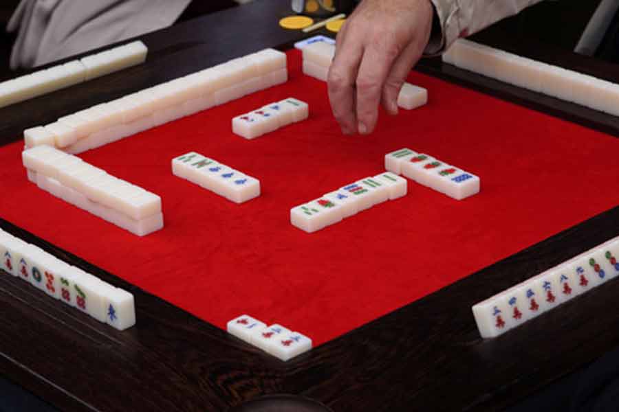 Mahjongg - Spielsituation - Foto von Clipdealer