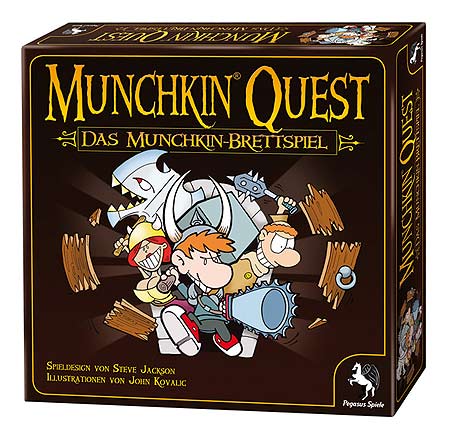 Munchkin Quest - Das Munchkin-Brettspiel von Pegasus Spiele