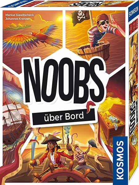 Noobs overboard opponent game - box - image of Cosmos