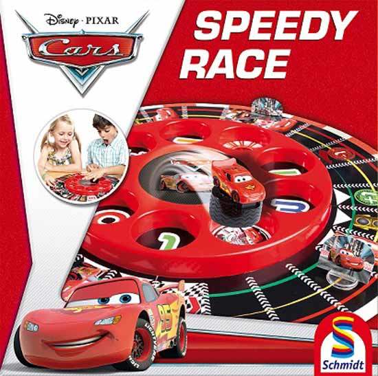 Kinderspiel Speedy Race - Pixar Cars - Foto von Schmidt Spiele