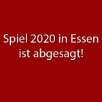 Spiel in Essen 2020 fällt aus/Essen Fair 2020 canceled