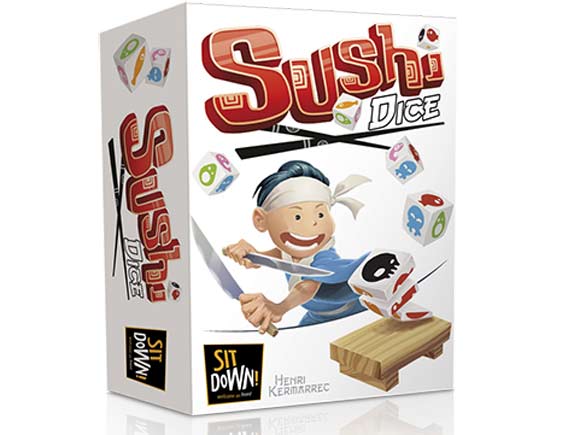 Gesellschaftsspiel Sushi Dice -  Foto von Sit Down