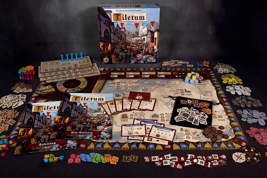 Board Game Tiletum - Battle of Materials - Photography by Giant Roc