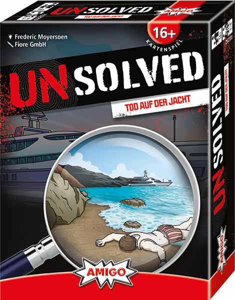Unsolved: Tod auf der Jacht - Schachtel - Foto von Amigo Spiele