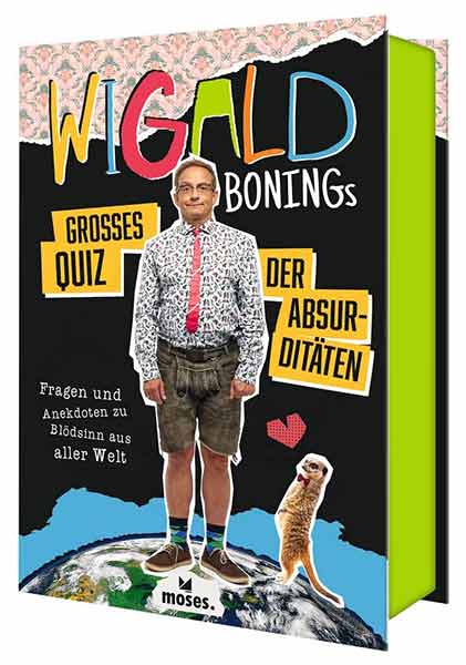 Wigald Bonings großes Quiz der Absurditaeten - Schachtel - Foto von Moses.Verlag