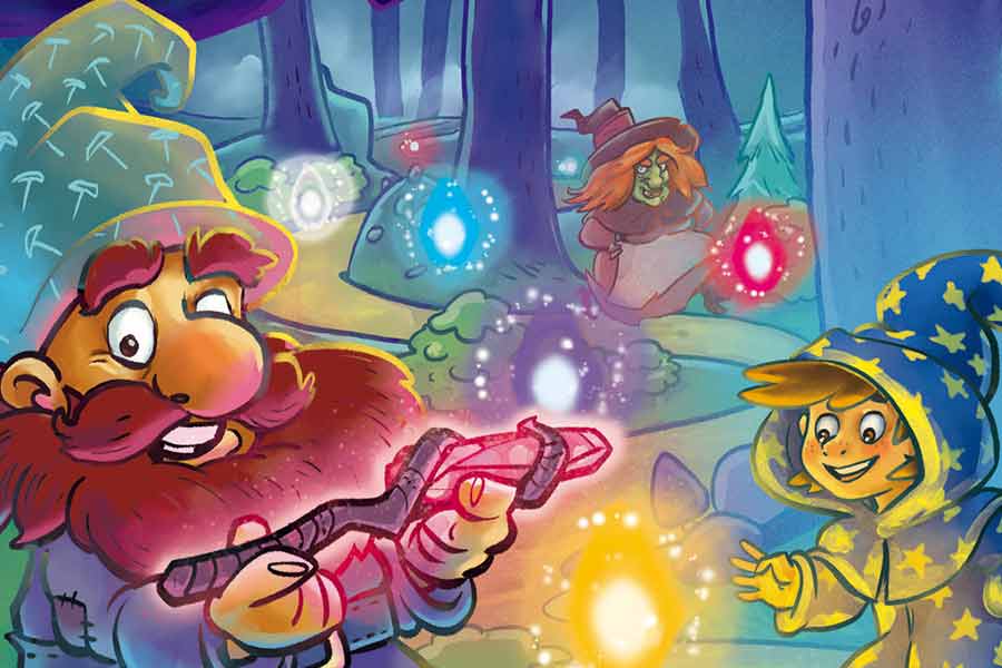 Kinderspiel Zauberzwerg - Ausschnitt der Illustration - Foto von Amigo Spiele