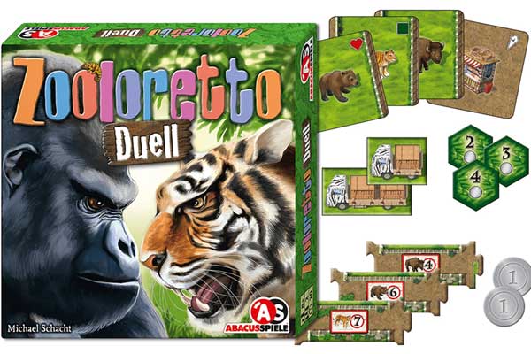 Zwei-Personen-Spiel Zooloretto Duell - Foto von Abacusspiele